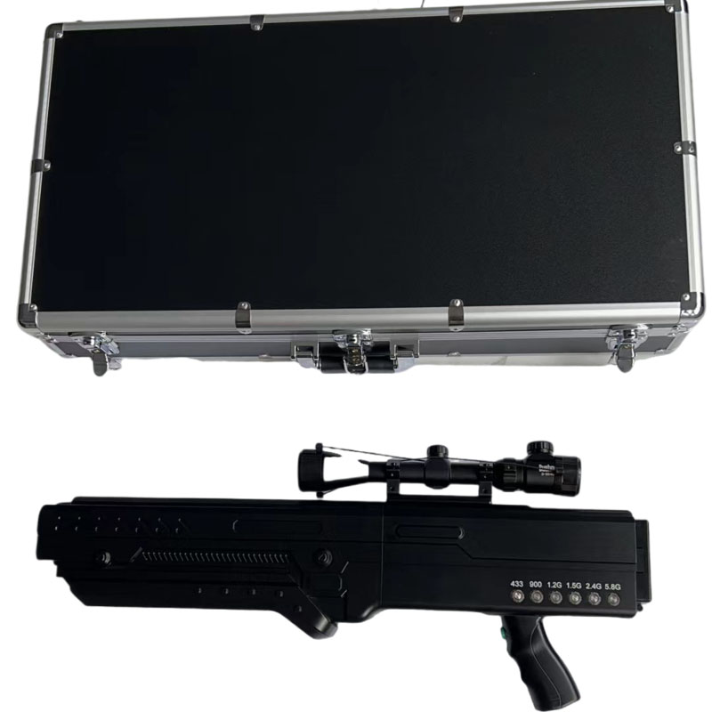  镜铁区手持便携式枪型低空防御反制六通道A型