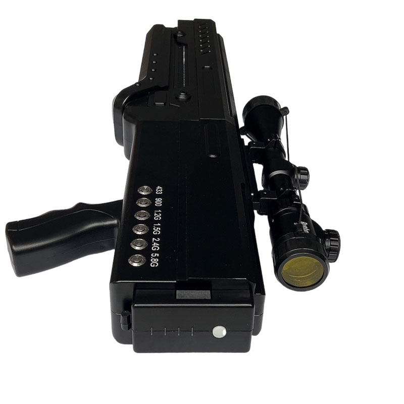  镜铁区手持便携式枪型低空防御反制六通道B型